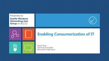 Enabling Consumerization of IT - SITPUG