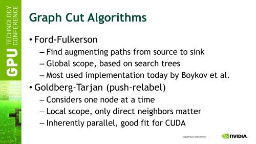 Graph Cuts with CUDA