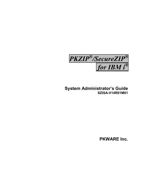 secure zip pkware