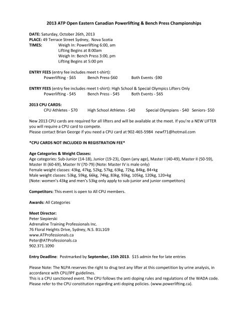 Adobe Pdf Canadian Powerlifting Union