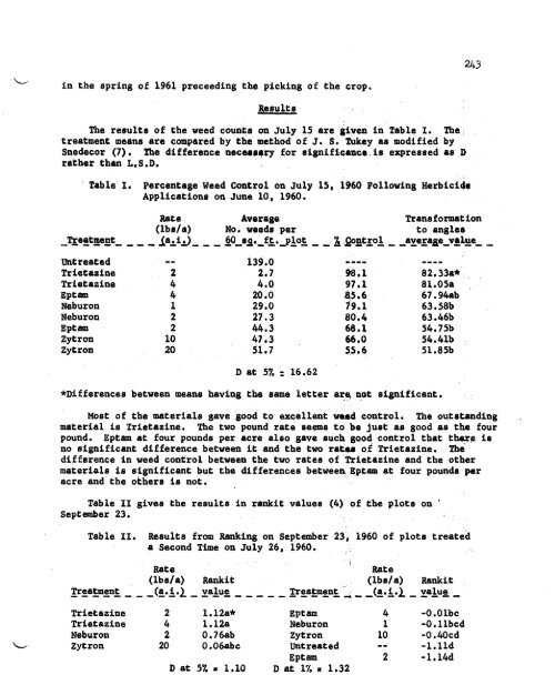 Vol. 16â1962 - NorthEastern Weed Science Society