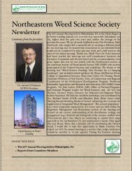 NEWSS MAY 2012 newsletter - NorthEastern Weed Science Society