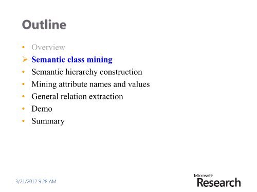 Semantic Information Extraction: Overview and Basic Techniques