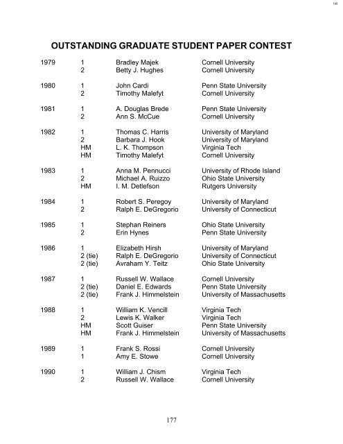 Proceedings of the Sixty-first Annual Meeting of the Northeastern ...