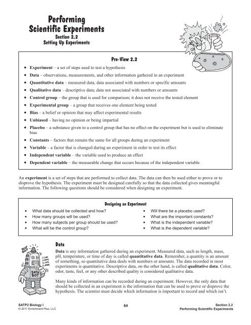 Review Guide Student - Enrichment Plus