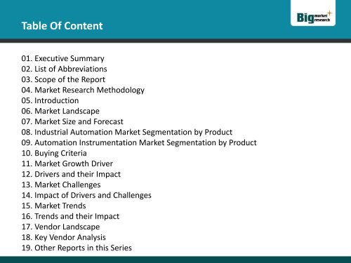 Automation and Instrumentation Market in Europe for the Oil and Gas Industry 2015-2019