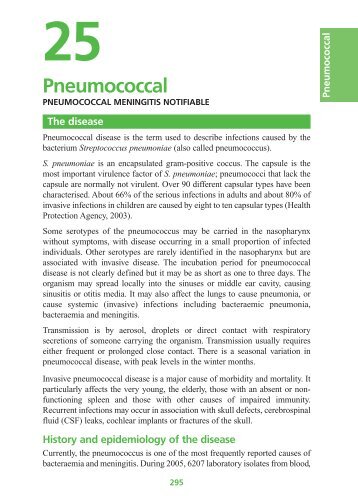 Green Book: Chapter 25 Pneumococcal - Neonatal Formulary