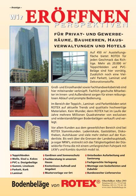 Wir schenken Ihnen - AZ Magazin Düsseldorf