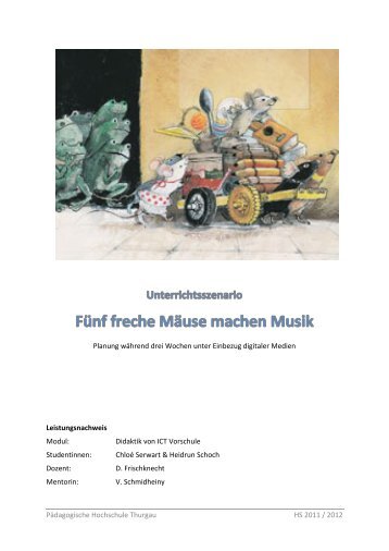 FÃ¼nf freche MÃ¤use machen Musik - PÃ¤dagogische Hochschule ...