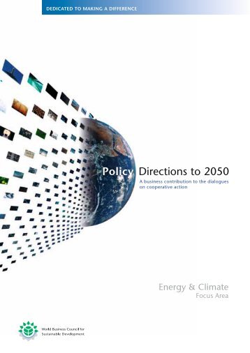 Policy Directions to 2050 - Cecodes