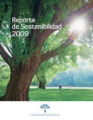 Reporte de Sostenibilidad 2009 - Cecodes