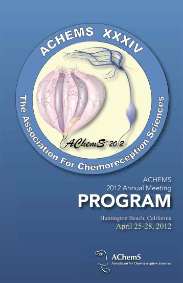 PROGRAM - Association for Chemoreception Sciences