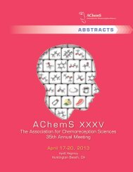 Abstracts - Association for Chemoreception Sciences