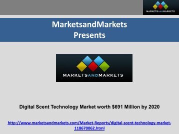 Digital Scent Technology Market by Hardware devices