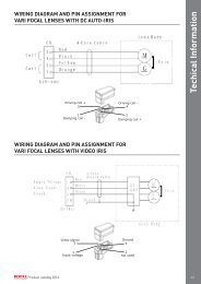 Techical Information WIRING DIAGRAM AND PIN ... - Security Systems