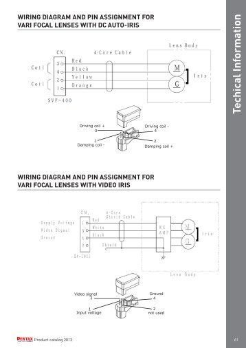 Techical Information WIRING DIAGRAM AND PIN ... - Security Systems