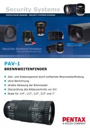 Brennweitenfinder - Security Systems - Pentax