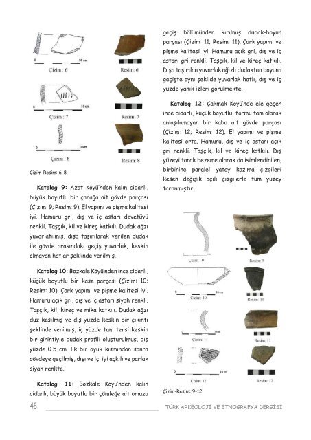 9. Türk Arkeoloji ve Etnografya Dergisi - e-Kitap - Kültür ve Turizm ...