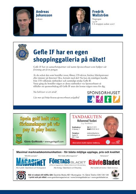 Ladda ner matchprogrammet här. - Gefle IF Fotboll