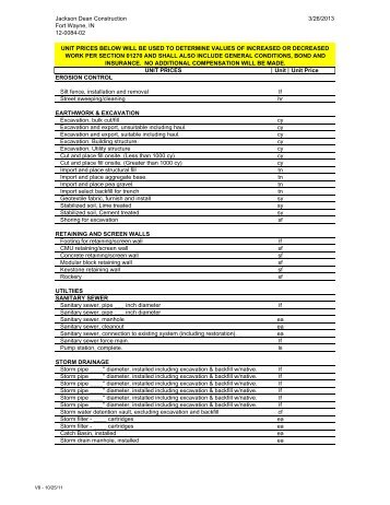 Costco Ft Wayne Fuel Station Bid Form