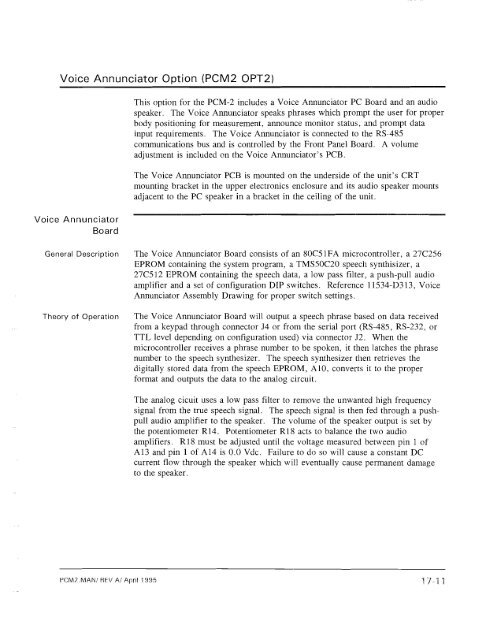 PCM-2 Manual.pdf - Voss Associates
