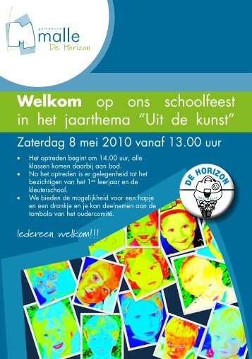 Welkom op ons schoolfeest in het jaarthema âUit ... - Gemeente Malle