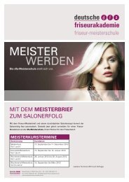 MeISter WERDEN - Deutsche Friseur-Akademie
