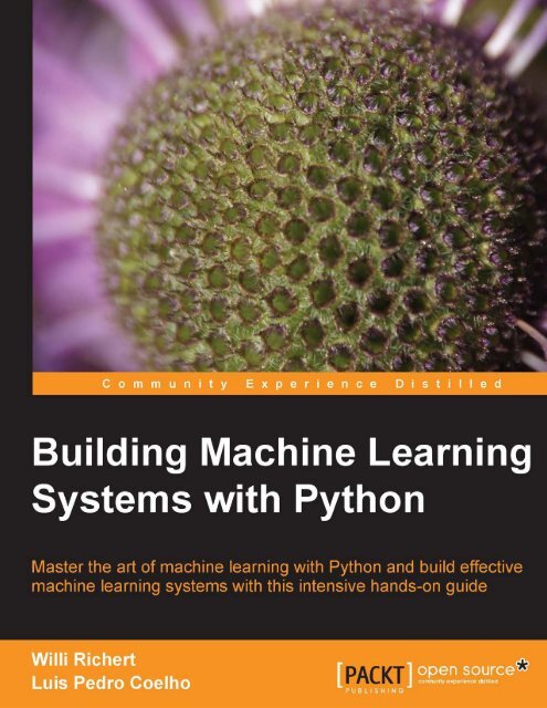 Building Machine Learning Systems with Python - Richert, Coelho