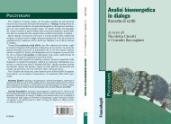 Analisi bioenergetica in dialogo (PDF) - Bioenergetica e societÃ 