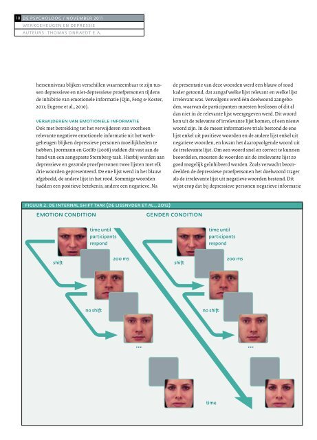 De Psycholoog - Clinical Cognition Lab