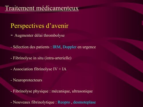 accident vasculaire ischemique en reanimation - reannecy.org