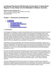 Landscape Planning for Biodiversity Conservation in Agricultural ...