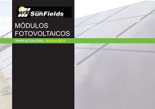 MÓDULOS FOTOVOLTAICOS