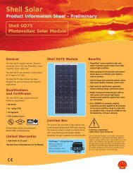 Shell Solar - Solar Electric Supply