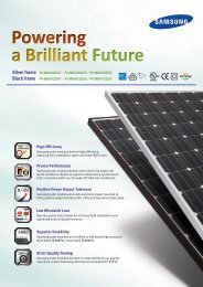 Samsung Solar Modules - Hi-Power Solar
