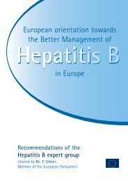 European orientation towards the Better Management of ... - Hepatite B