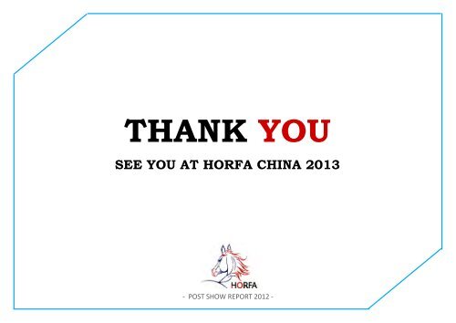 HORFA2012 Post Show Report - AHK