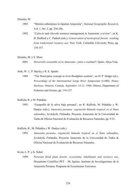 manejo comunitario de recursos naturales - Sistema de Información ...