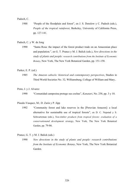 manejo comunitario de recursos naturales - Sistema de Información ...