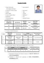 View Profile - SREE SOWDAMBIKA COLLEGE OF ENGINEERING