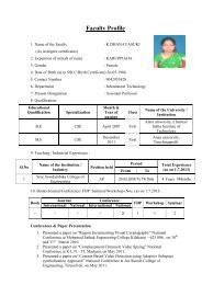 View Profile - SREE SOWDAMBIKA COLLEGE OF ENGINEERING