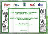 7. manejo forestal comunitario en la amazonía peruana - Sistema de ...