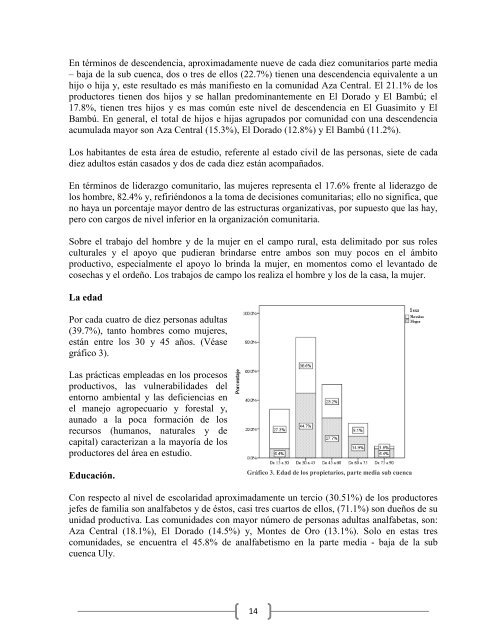 DiagnÃ³stico socio econÃ³mico y ambiental, parte ... - MASRENACE