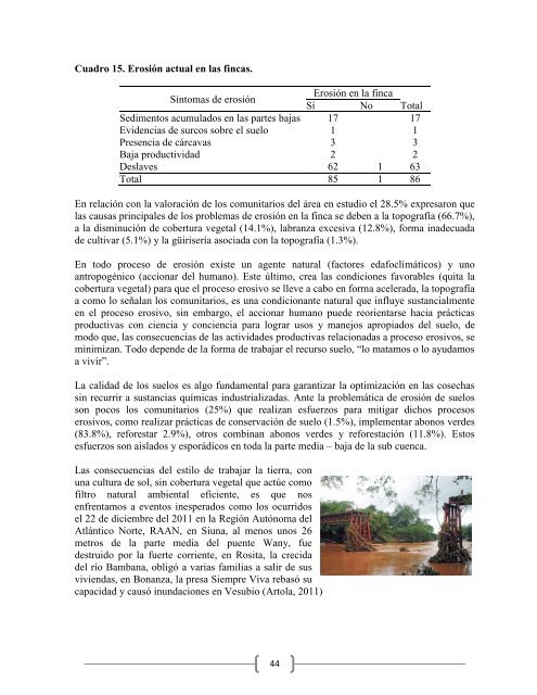 DiagnÃ³stico socio econÃ³mico y ambiental, parte ... - MASRENACE