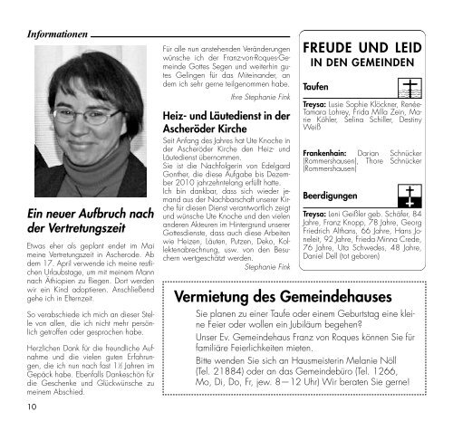 Kirchenzeitung 2011-04 Mai - Kirchetreysa.de