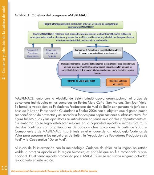 1 SistematizaciÃ³n de la Experiencia del Fomento de ... - MASRENACE