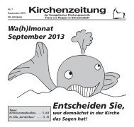 Kirchenzeitung 2013-07 September - Kirchetreysa.de