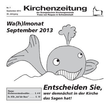 Kirchenzeitung 2013-07 September - Kirchetreysa.de