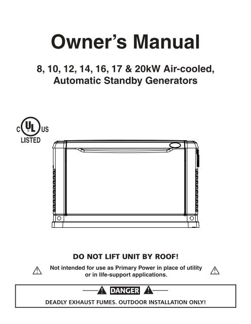 Owner's Manual