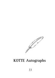 KOTTE Autographs
